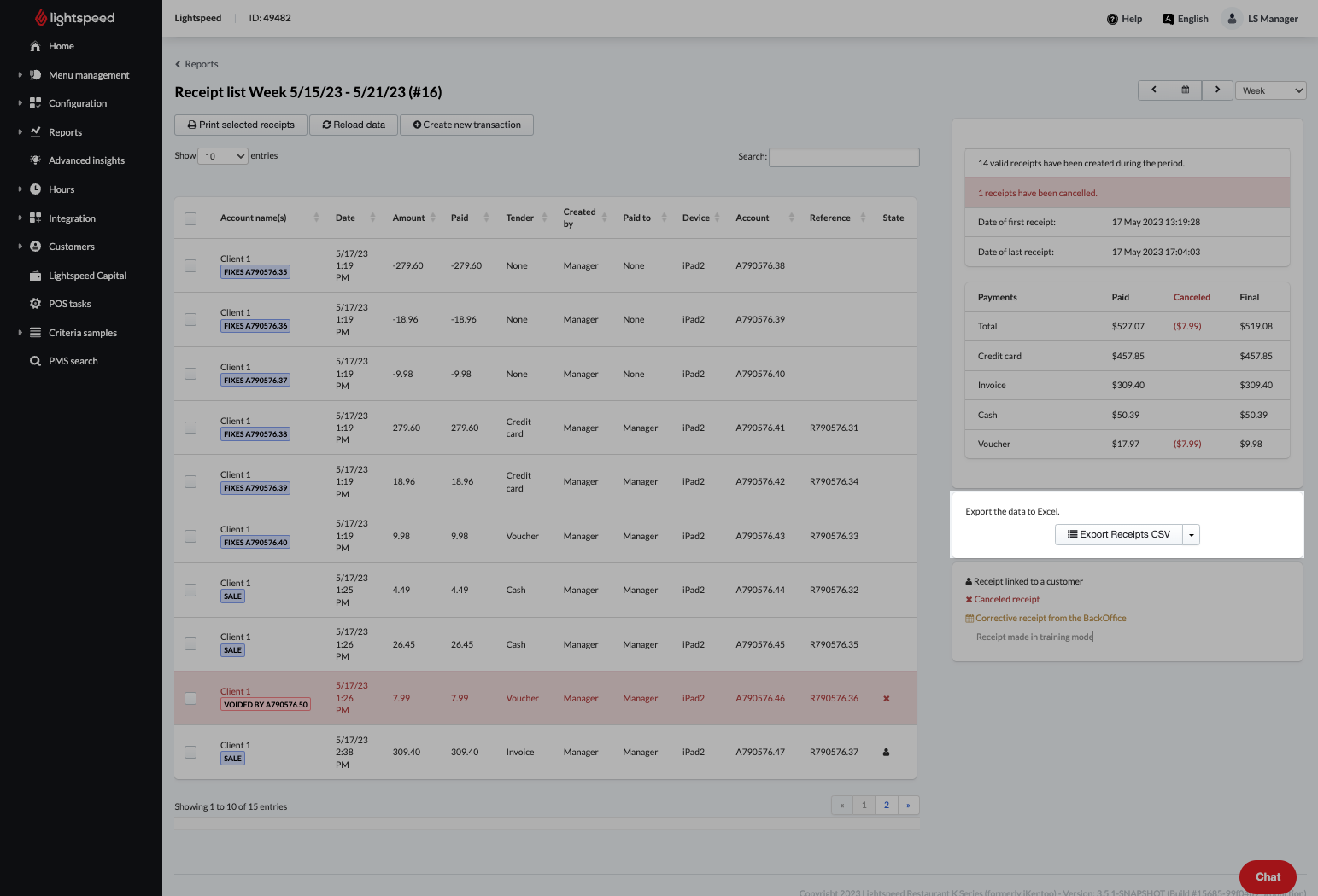 Exporting your reports allows you to keep a digital copy of your report stored on your computer or to print a physical copy.