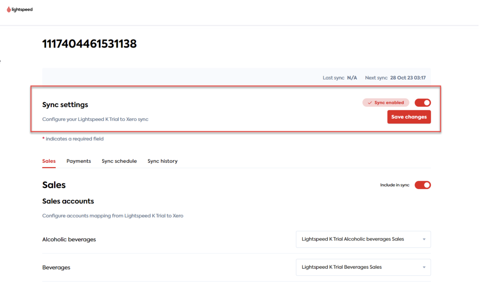 Setting up Lightspeed Accounting 3.0 Lightspeed Restaurant (KSeries)