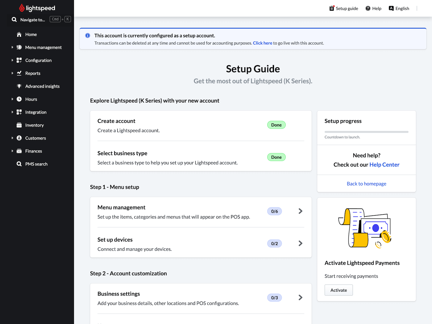 Introduction to the Back Office Lightspeed Restaurant (KSeries)