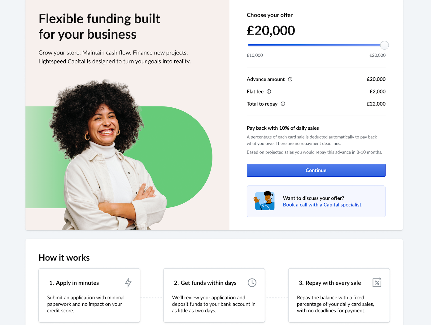Nouvelle offre Lightspeed Capital sans autre avance en cours