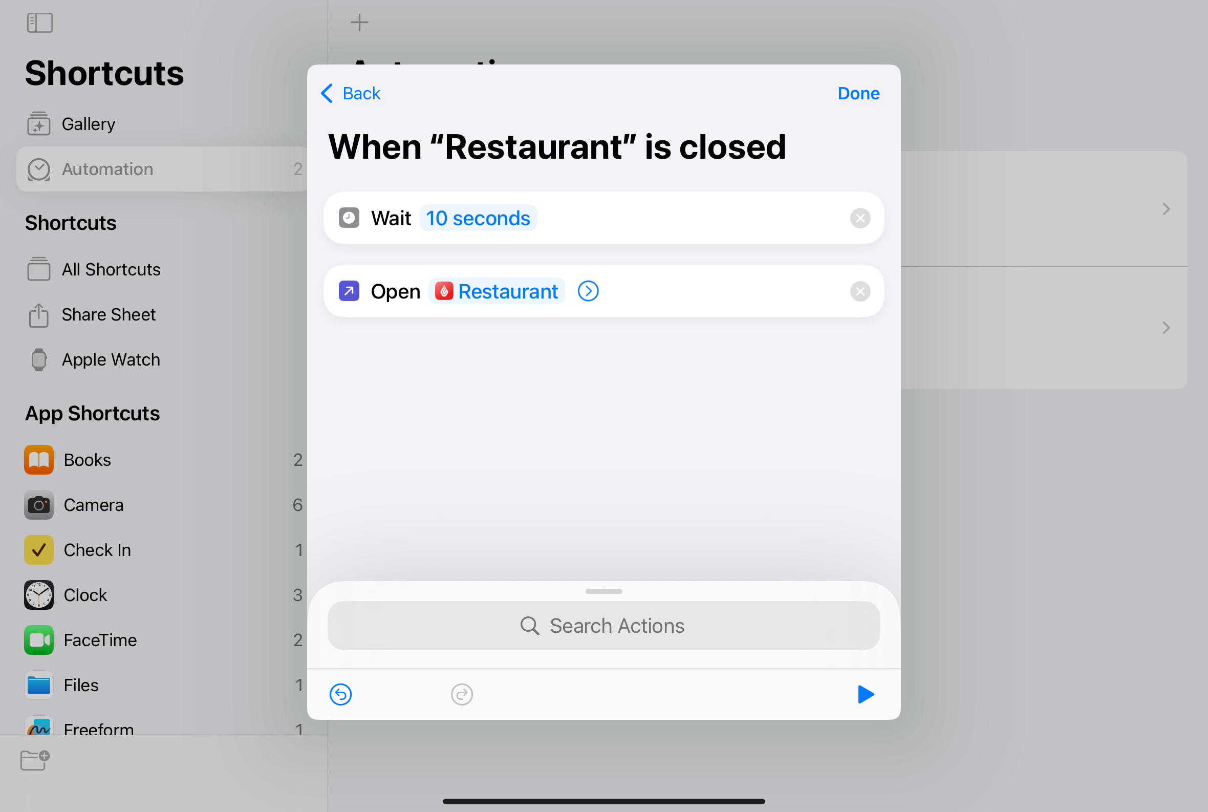 Een voorbeeld van hoe volledige automatisering eruitziet op de iPad