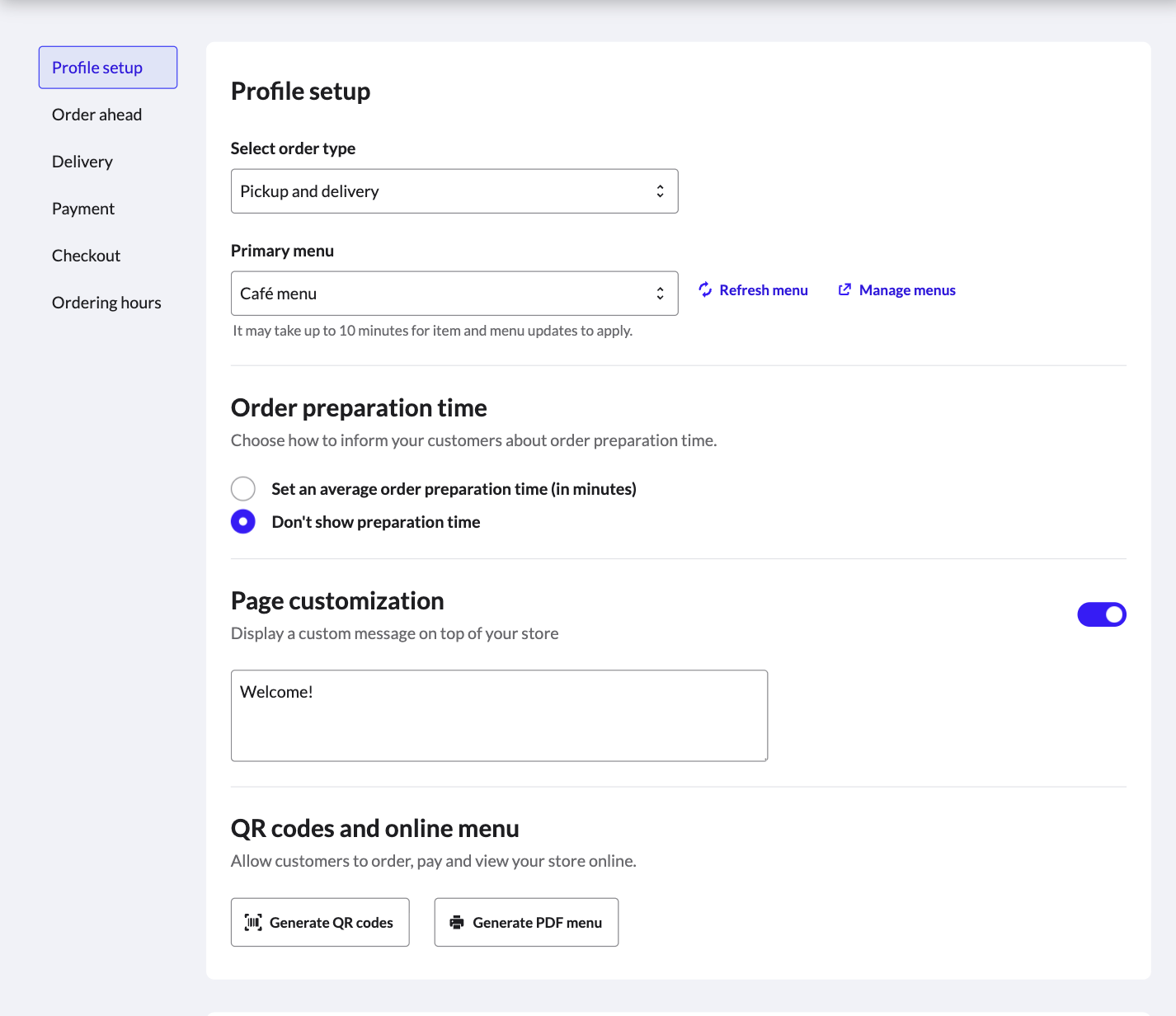 The Details page